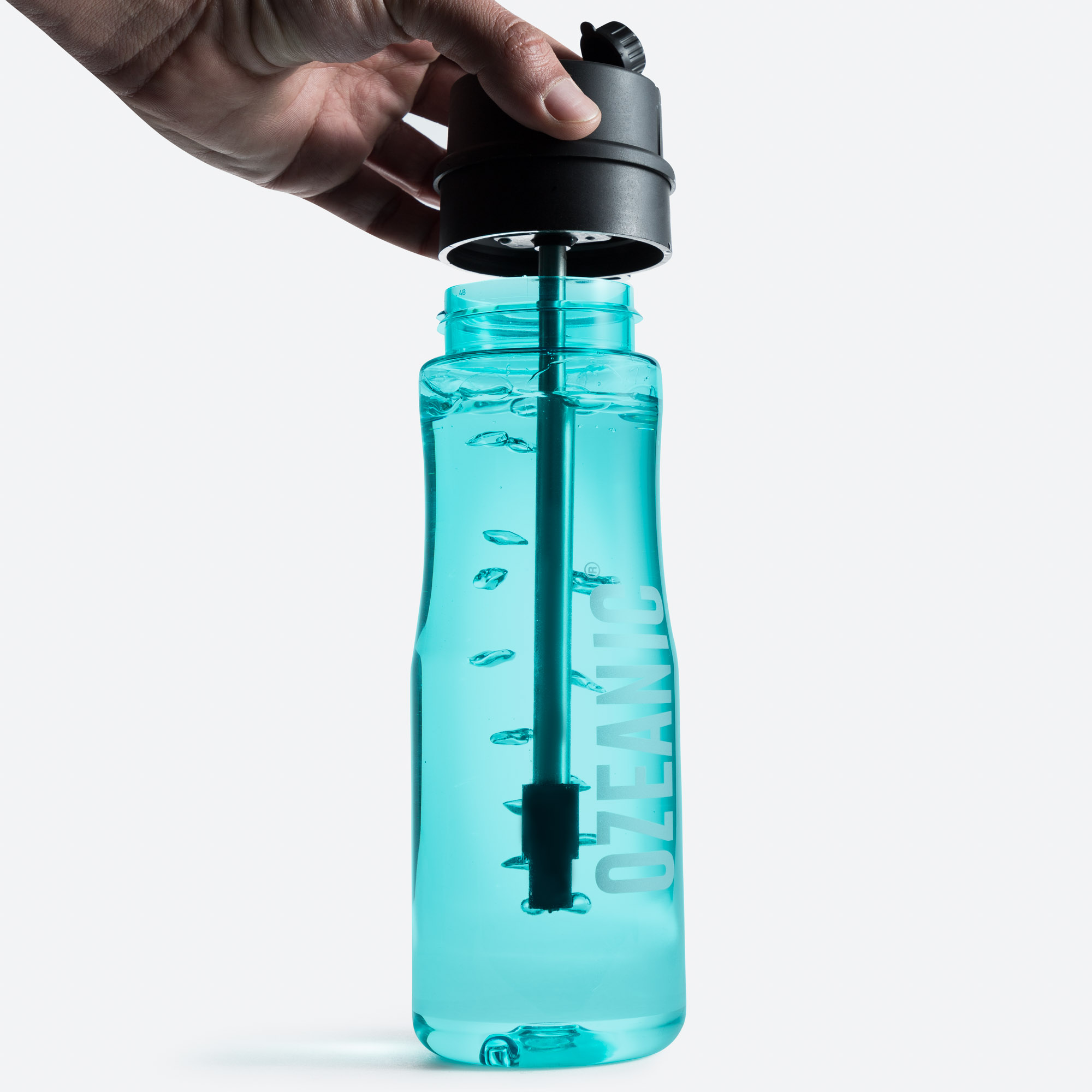 botella potabilizadora de agua 750 ml turquesa [COMPRAR]