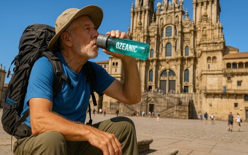 Peregrino en el camino de santiago