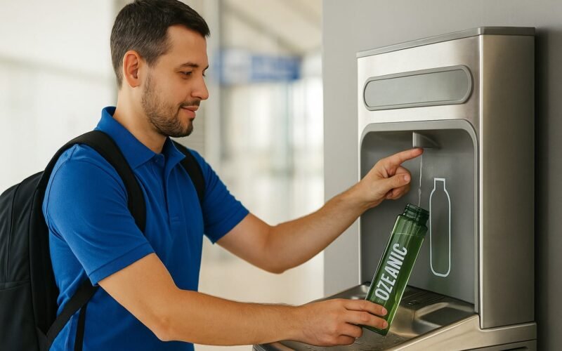 Solución de hidratacion para viajeros