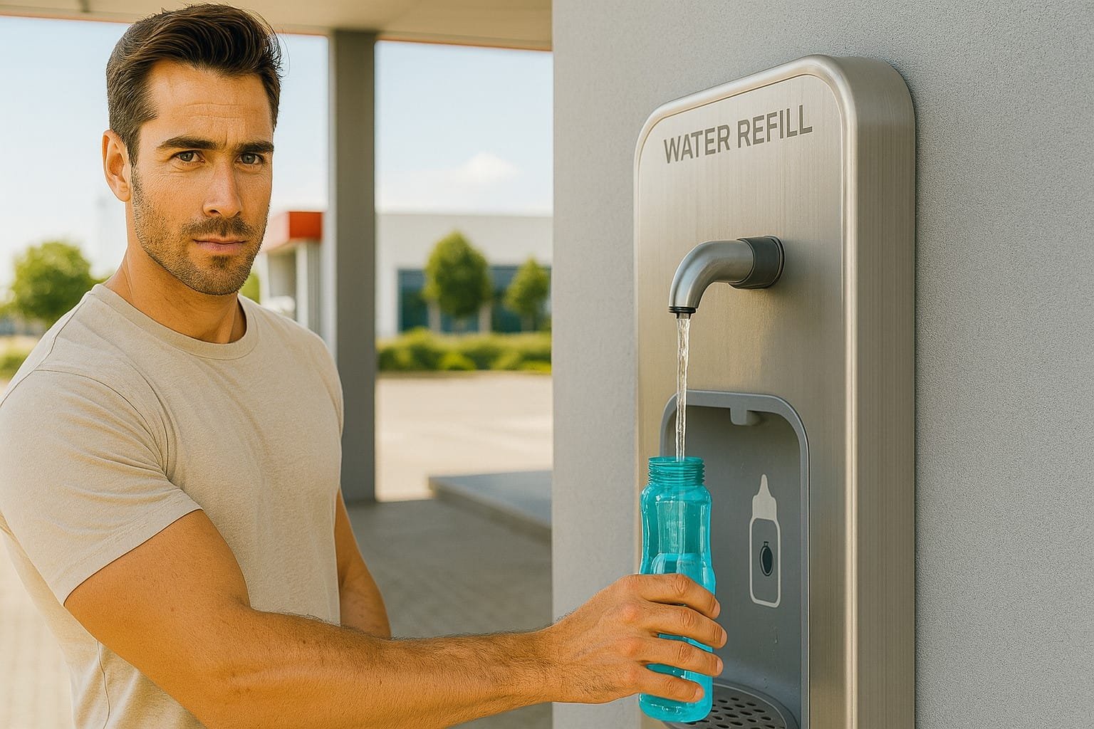 Bebiendo Agua del Grifo