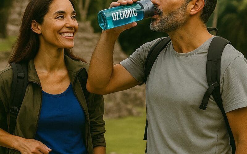 Beber agua ozonizada